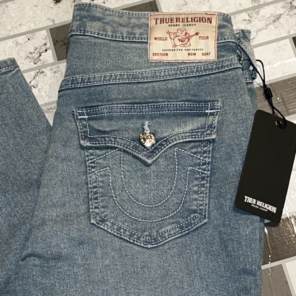 True Religion Jennie Curvy Mid Rise Super Skinny Jean - Picture 4 of 8